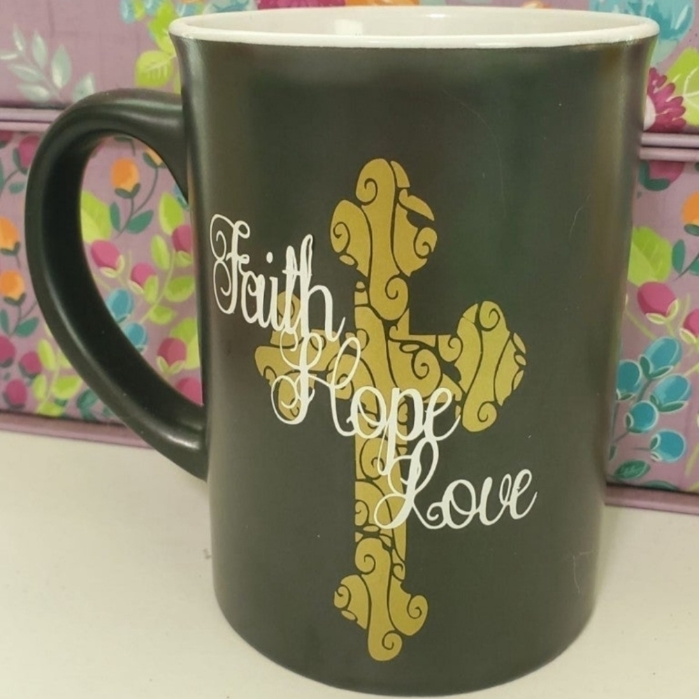 Religious Coffee Mug - handmade